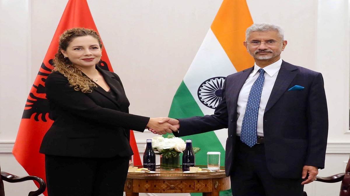 Jaishankar US Visit: जयशंकर ने अल्बानिया की विदेश मंत्री के साथ की बैठक, द्विपक्षीय संबंधों को मजबूत करने पर दिया जोर